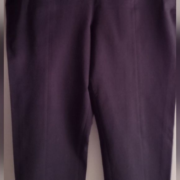 Talbots Chatham Pants NEW Black Crop Side Zip Stretch Sz 12P Office Casual - Picture 4 of 12